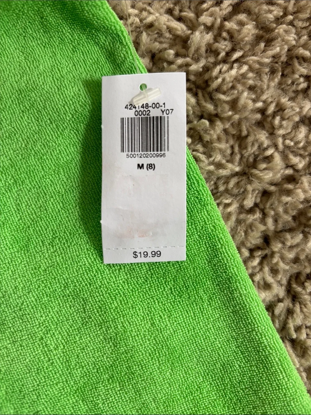 Girls Spaghetti Strap Ombre Tank Dress in Yellow and Green size 8 medium NWT